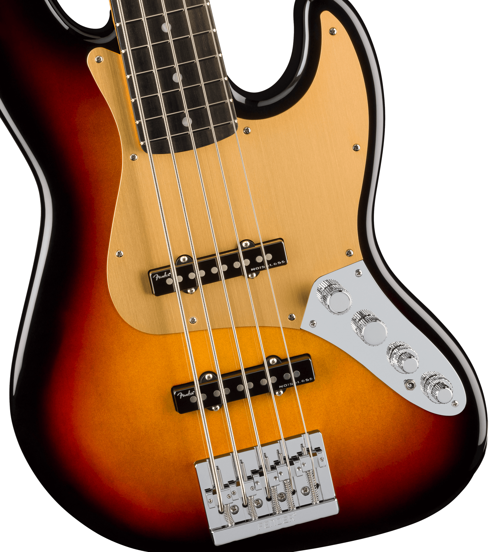 Đàn Guitar Bass Fender American Ultra II Jazz Bass V SS, Ebony Fingerboard, Ultraburst - Việt Music