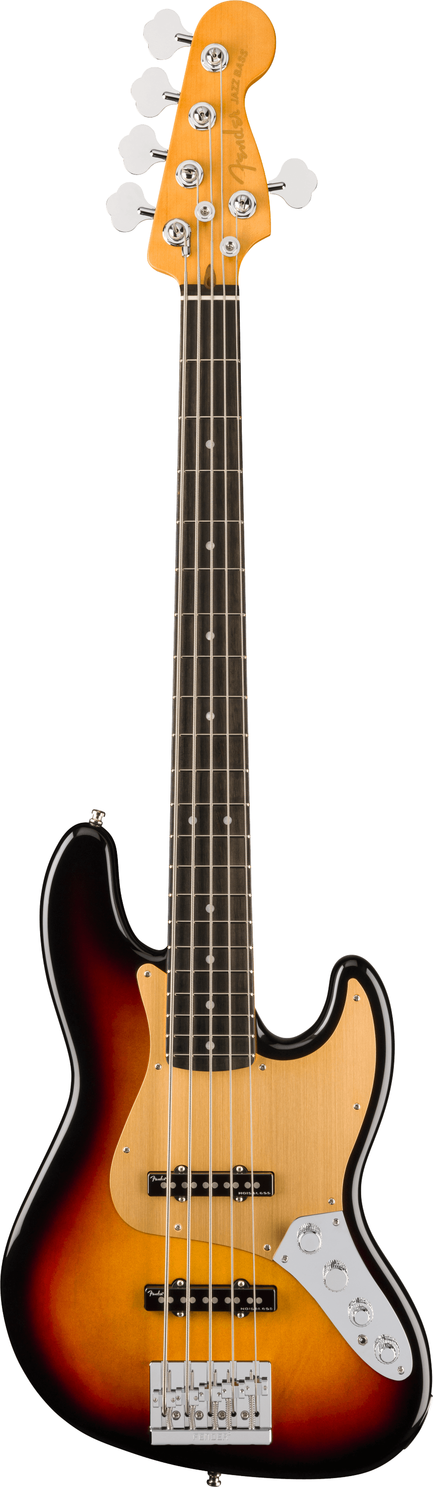 Đàn Guitar Bass Fender American Ultra II Jazz Bass V SS, Ebony Fingerboard, Ultraburst - Việt Music