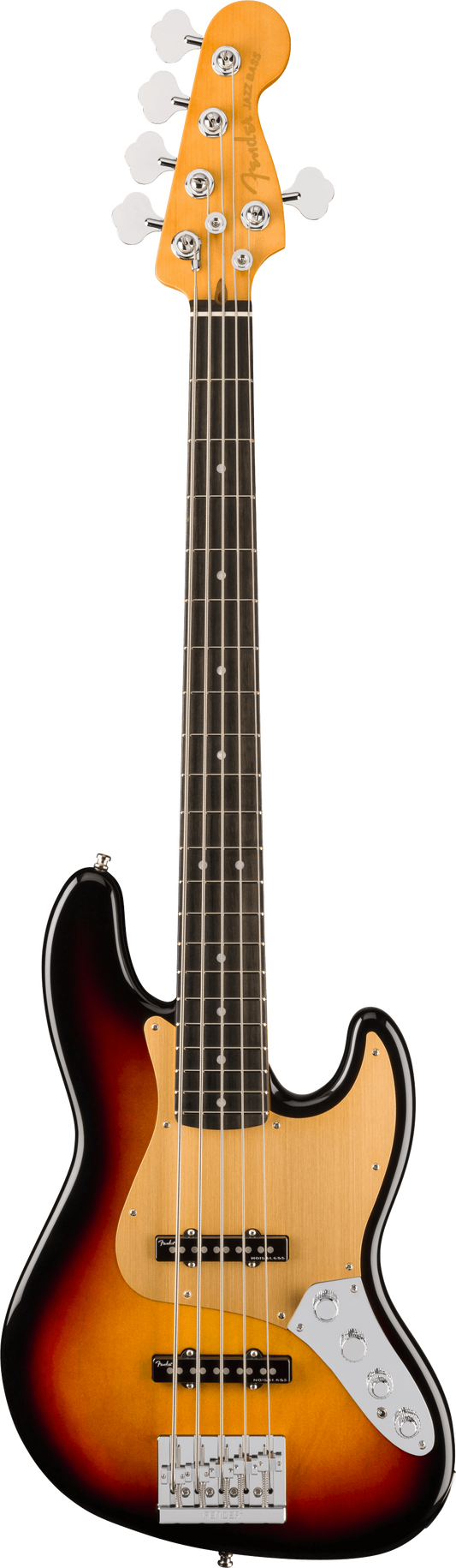 Đàn Guitar Bass Fender American Ultra II Jazz Bass V SS, Ebony Fingerboard, Ultraburst - Việt Music