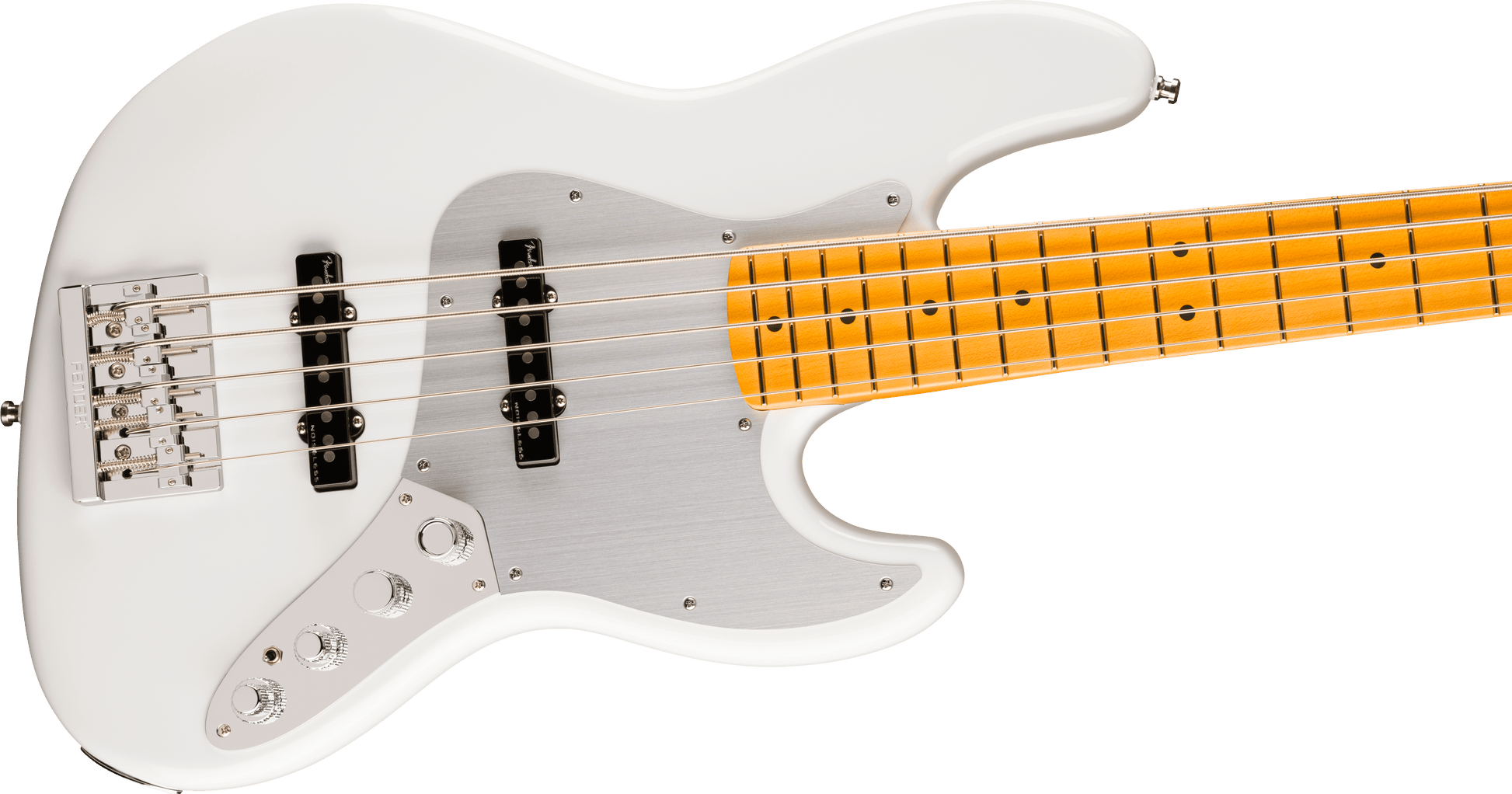 Đàn Guitar Bass Fender American Ultra II Jazz Bass V SS, Maple Fingerboard, Avalanche (nhân) - Việt Music