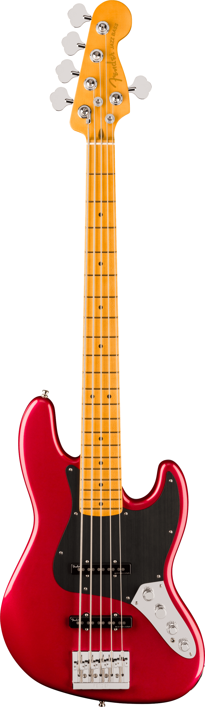 Đàn Guitar Bass Fender American Ultra II Jazz Bass V SS, Maple Fingerboard, Avalanche (nhân) - Việt Music