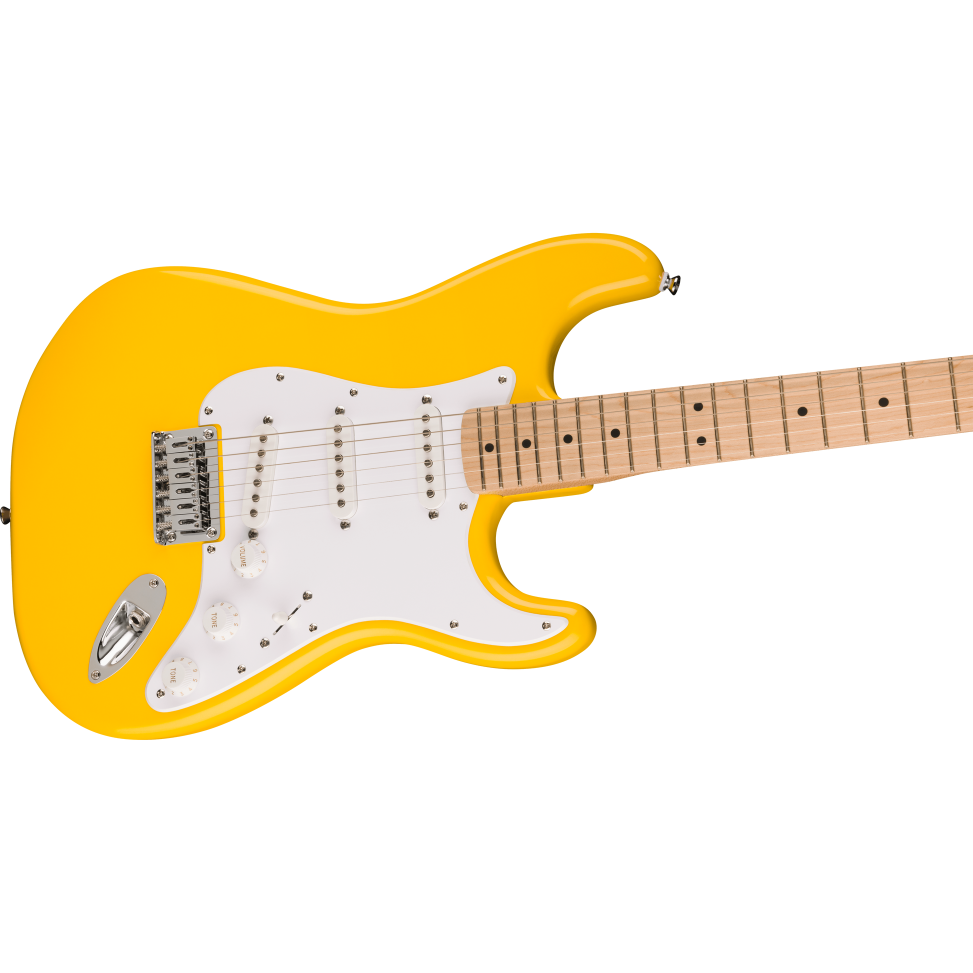 Đàn Guitar Điện Squier Limited Edition Squier Sonic Stratocaster SSS HT, Maple Fingerboard, Graffiti Yellow - Việt Music