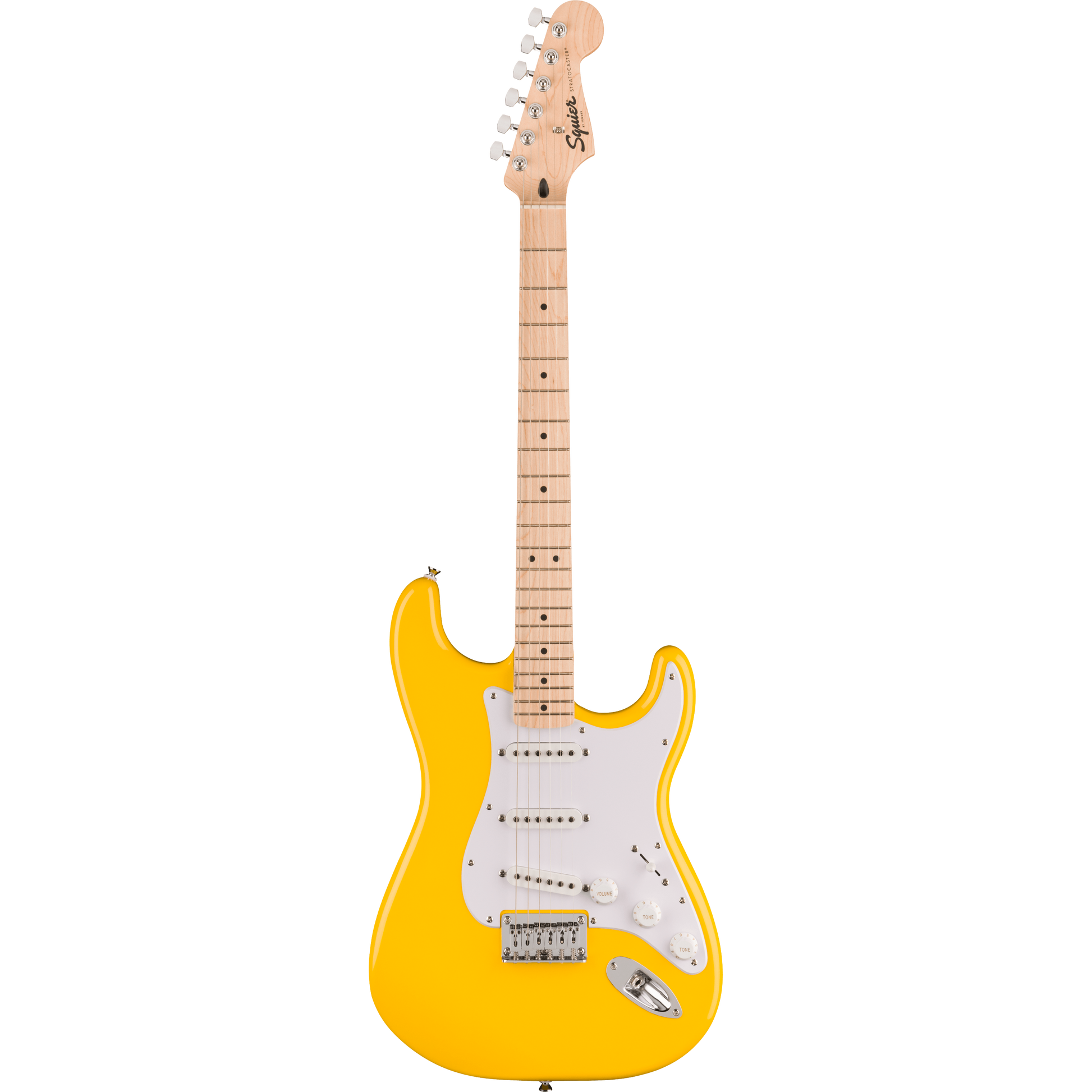 Đàn Guitar Điện Squier Limited Edition Squier Sonic Stratocaster SSS HT, Maple Fingerboard, Graffiti Yellow - Việt Music