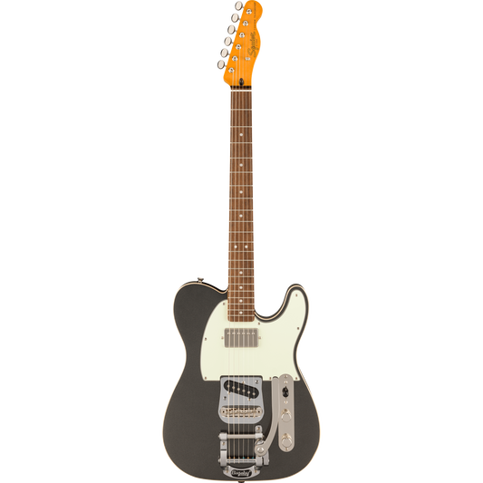 Đàn Guitar Điện Squier Limited Edition Classic Vibe™ 60s Custom Telecaster® SH with Bigsby, Laurel Fingerboard, Charcoal Frost Metallic - Việt Music