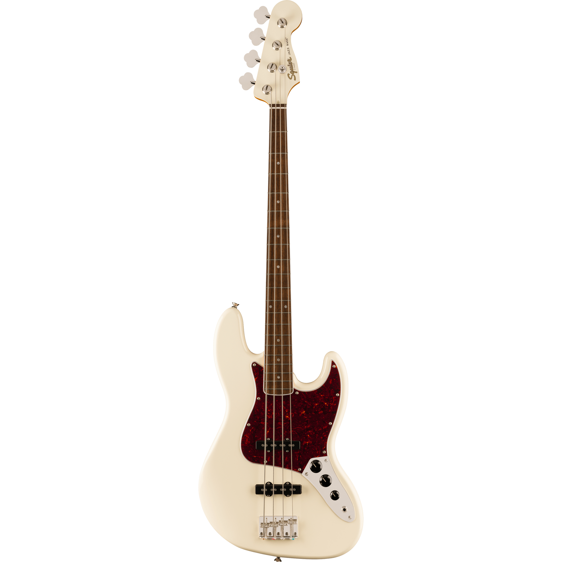 Đàn Guitar Bass Squier Limited Edition Classic Vibe Mid-'60s Jazz Bass SS, Laurel Fingerboard, Olympic White - 4 Strings - Việt Music