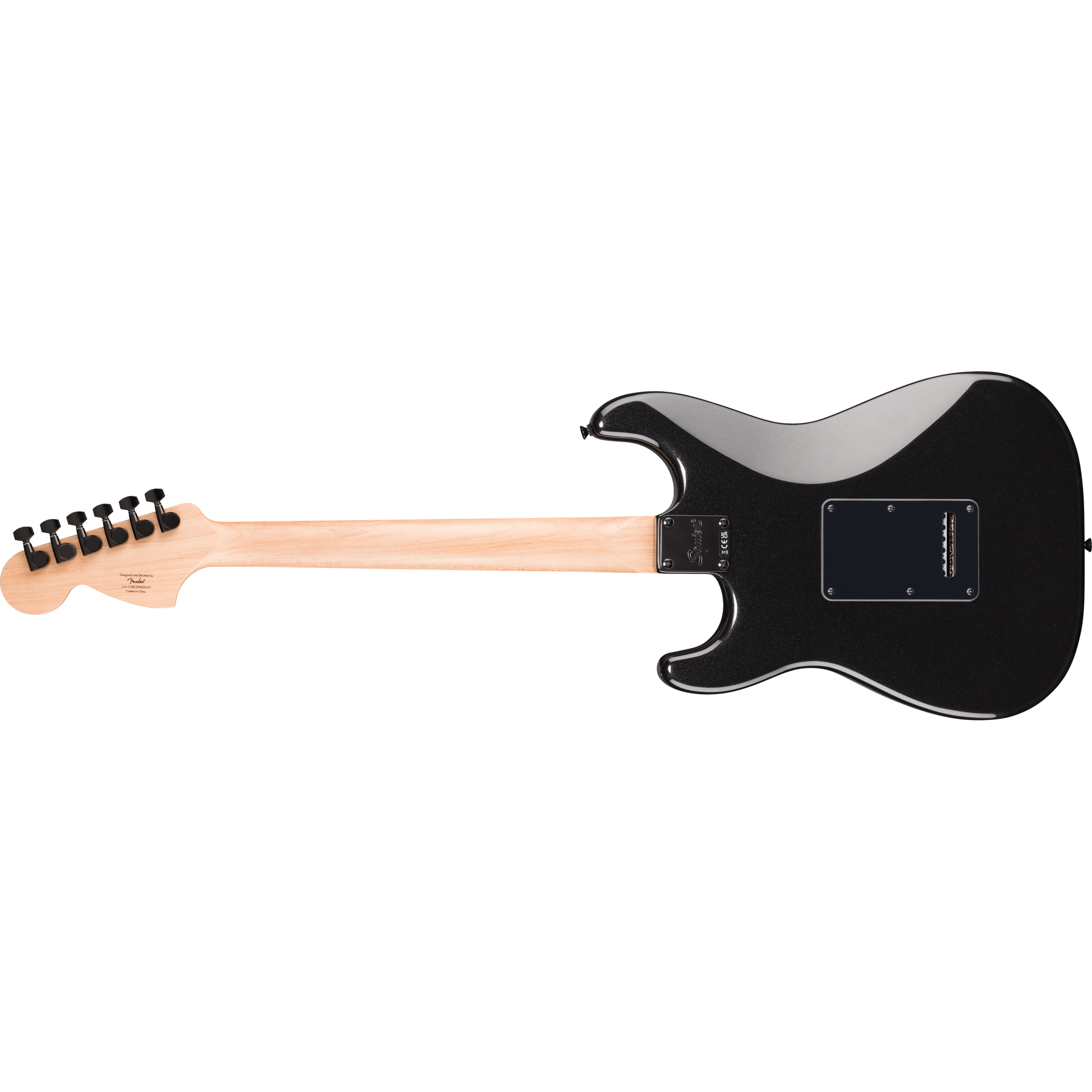 Đàn Guitar Điện Squier Limited Edition Affinity Series Stratocaster HH, Laurel Fingerboard, Metallic Black - Việt Music