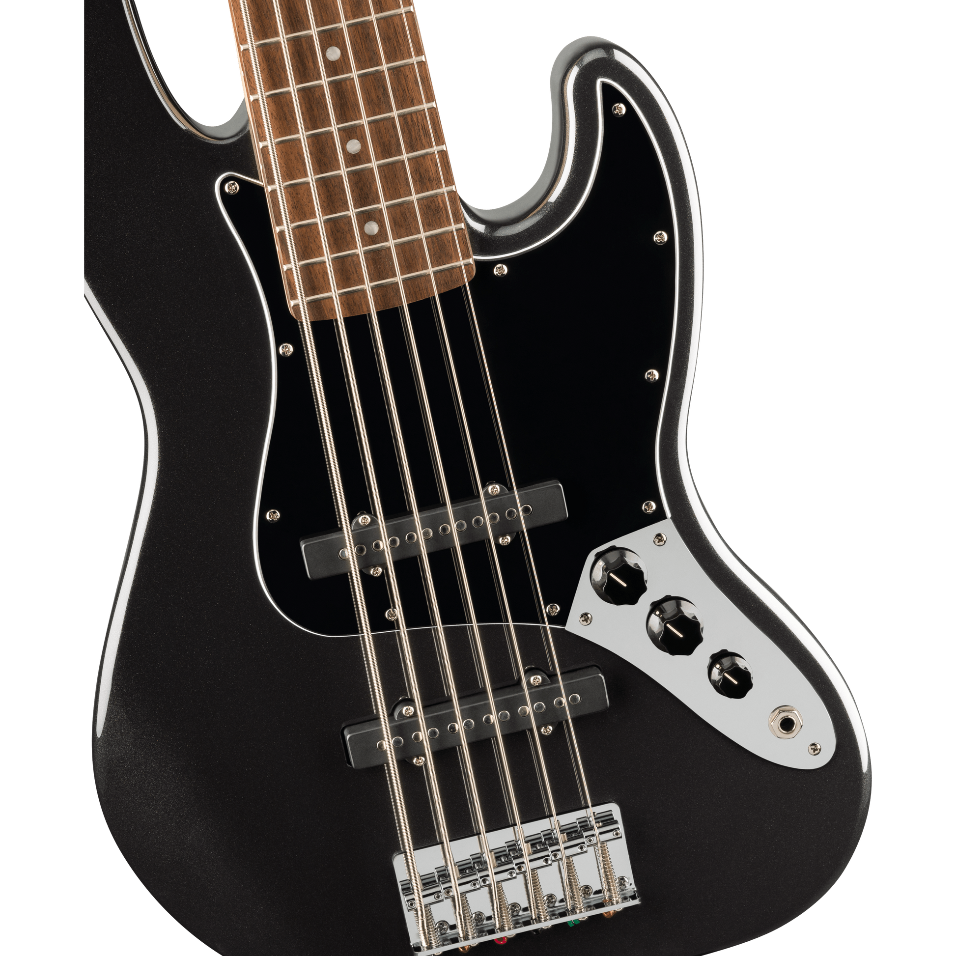 Đàn Guitar Bass Squier Affinity Series Jazz Bass VI SS, Laurel Fingerboard, Black Metallic - 6 Strings - Việt Music