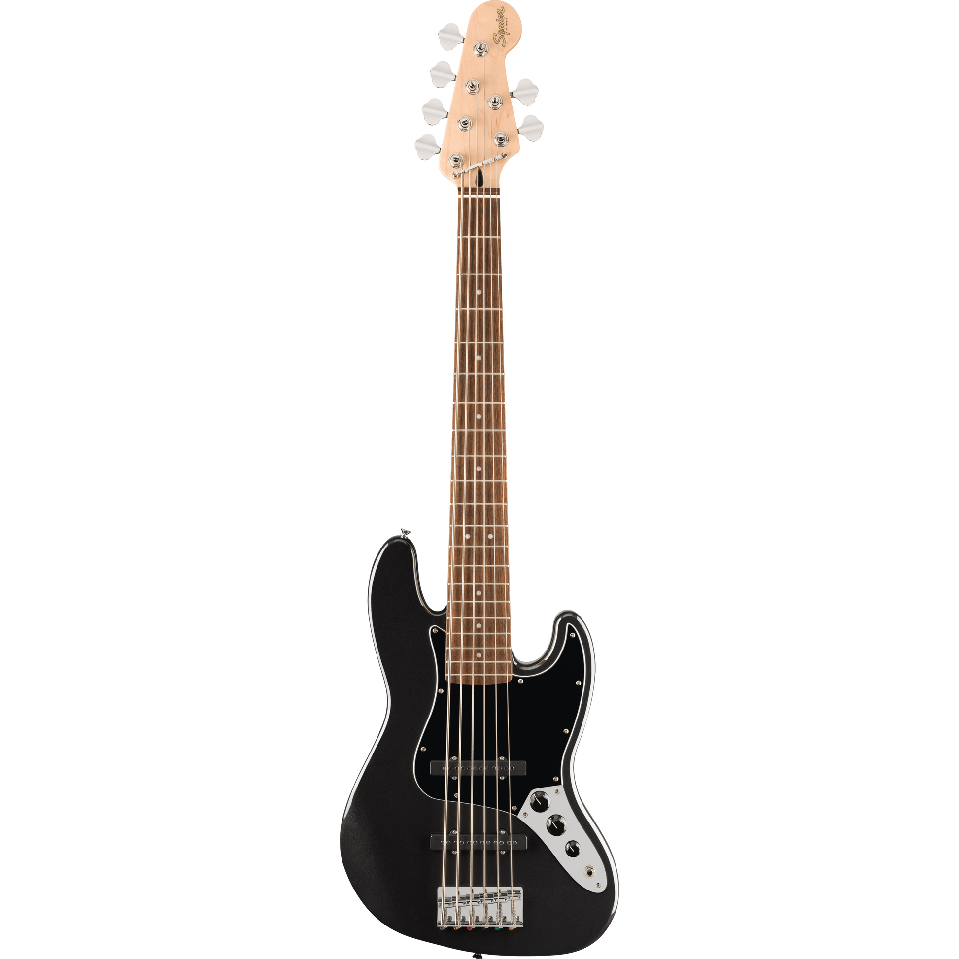 Đàn Guitar Bass Squier Affinity Series Jazz Bass VI SS, Laurel Fingerboard, Black Metallic - 6 Strings - Việt Music