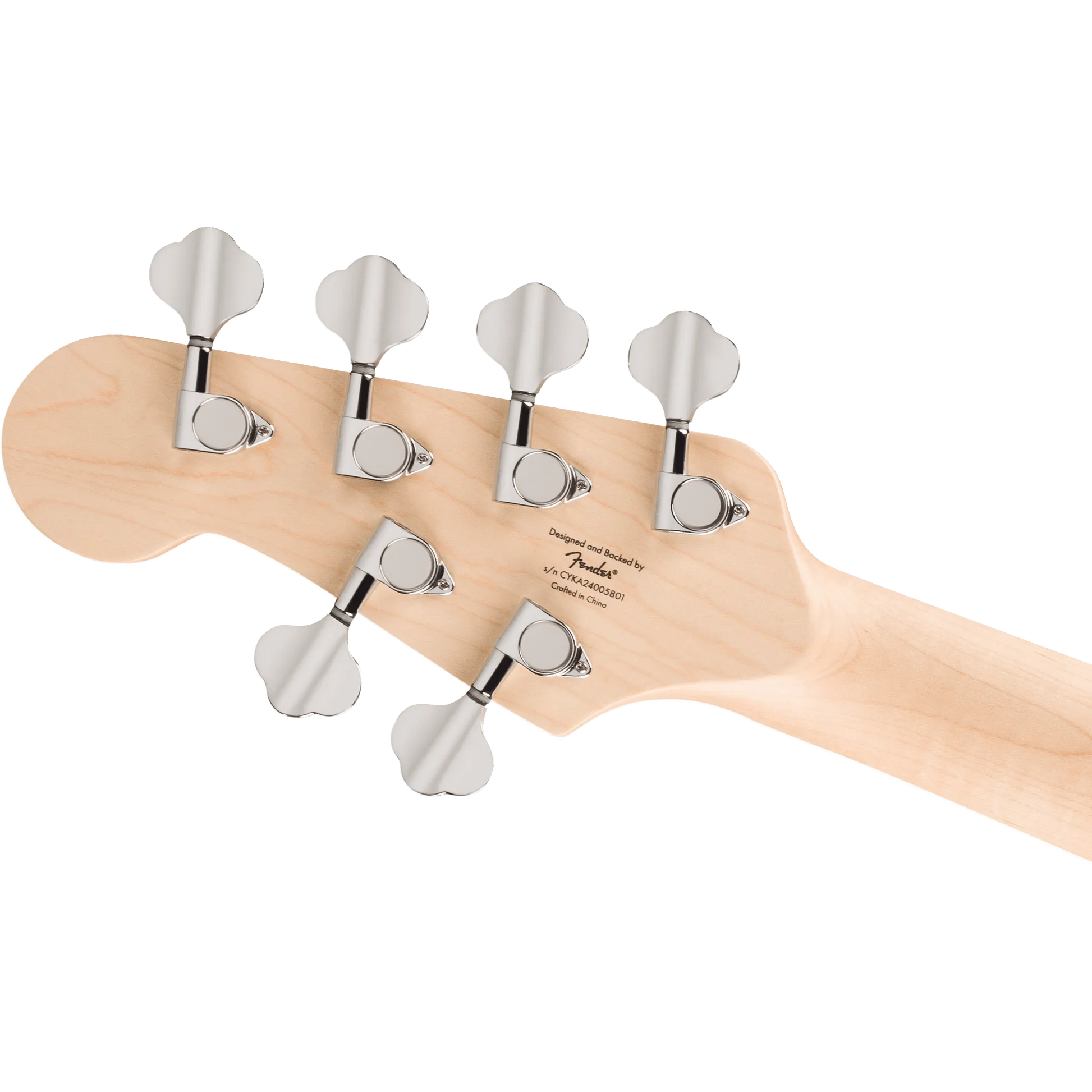 Đàn Guitar Bass Squier Affinity Series Jazz Bass VI SS, Laurel Fingerboard, Black Metallic - 6 Strings - Việt Music