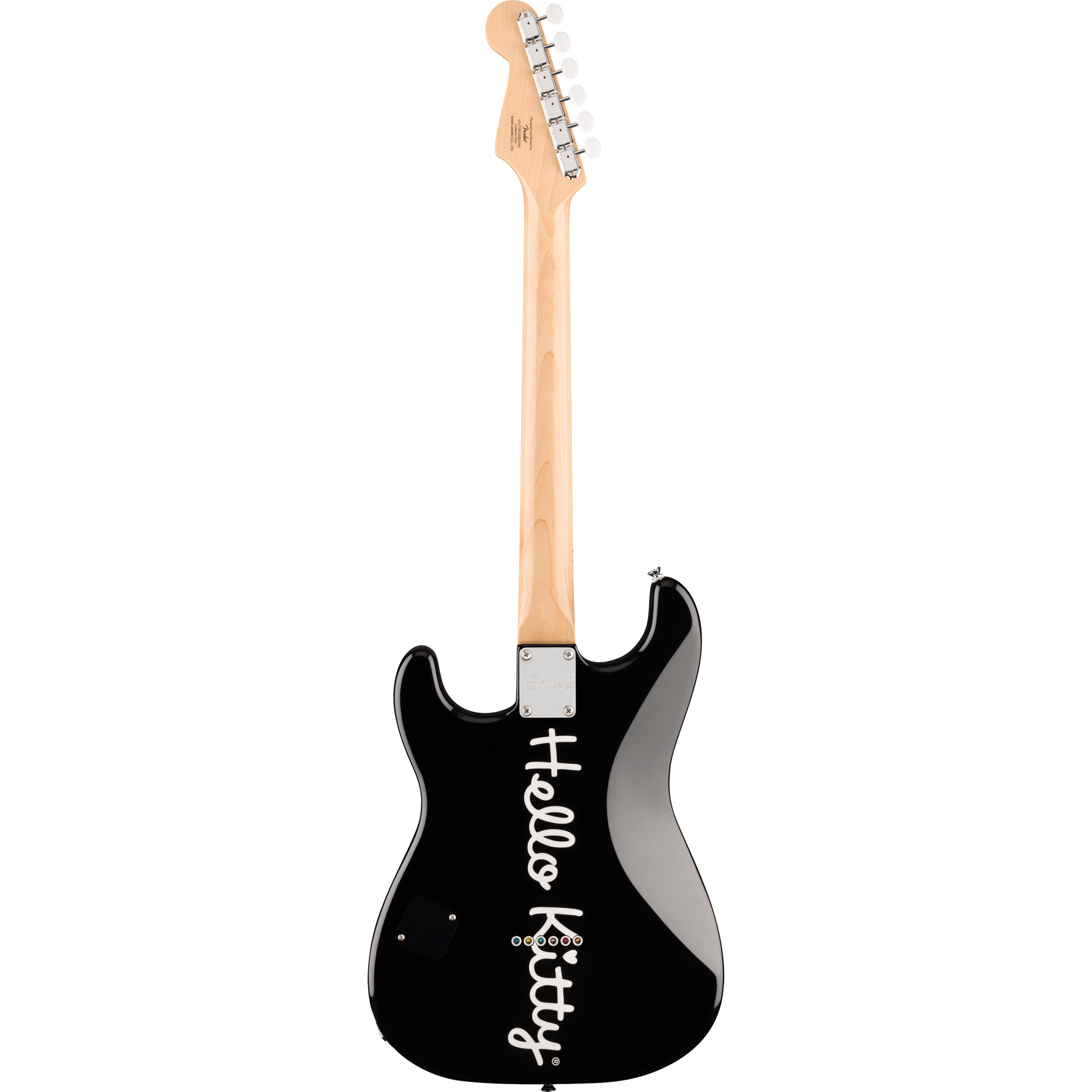 Đàn Guitar Điện Fender x Hello Kitty Black Stratocaster H, Maple Fingerboard, Black - Việt Music
