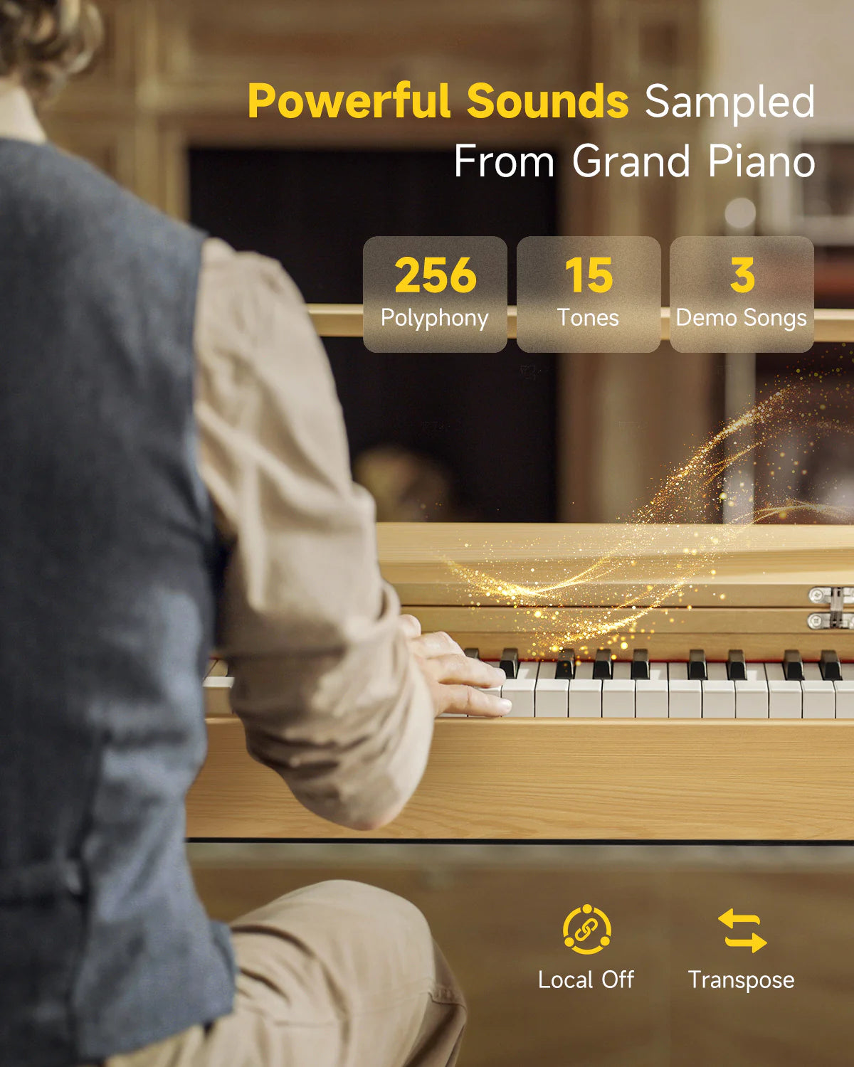 Đàn Piano Điện Donner OURA R300 - Việt Music
