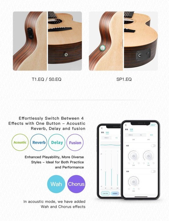 Đàn Guitar Acoustic Enya EA-X1 Pro SP1 Acousticplus