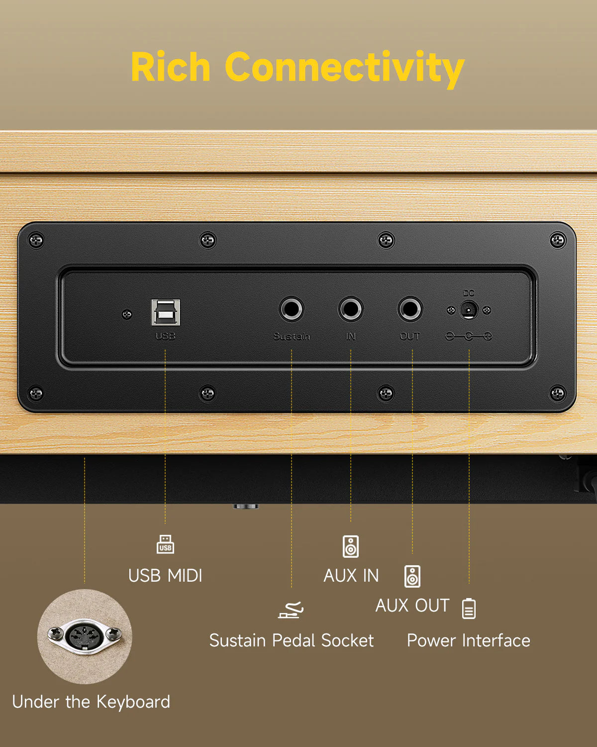 Đàn Piano Điện Donner OURA R300 - Việt Music