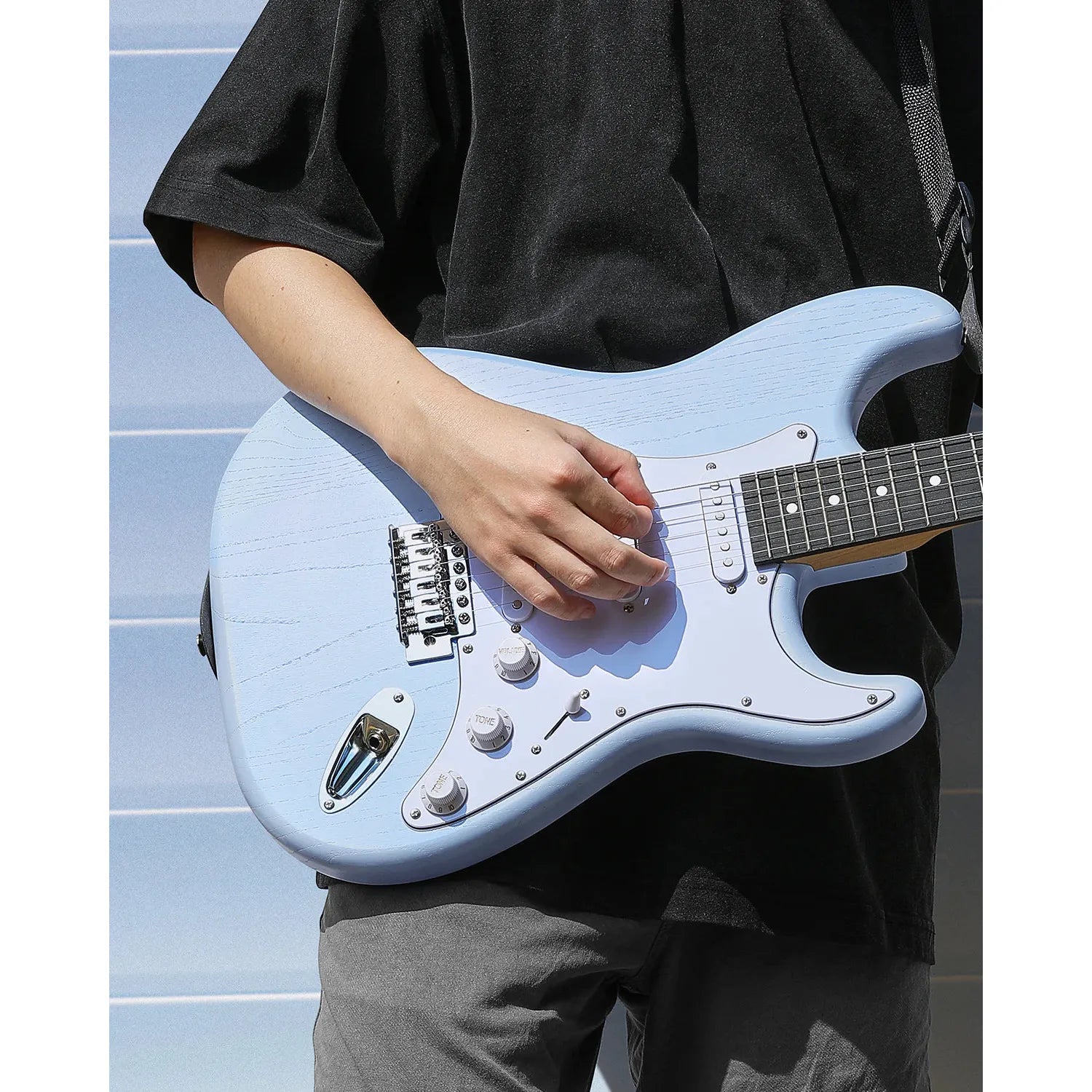 Đàn Guitar Điện Donner DST-80 SSS, HPL Fingerboard - Việt Music