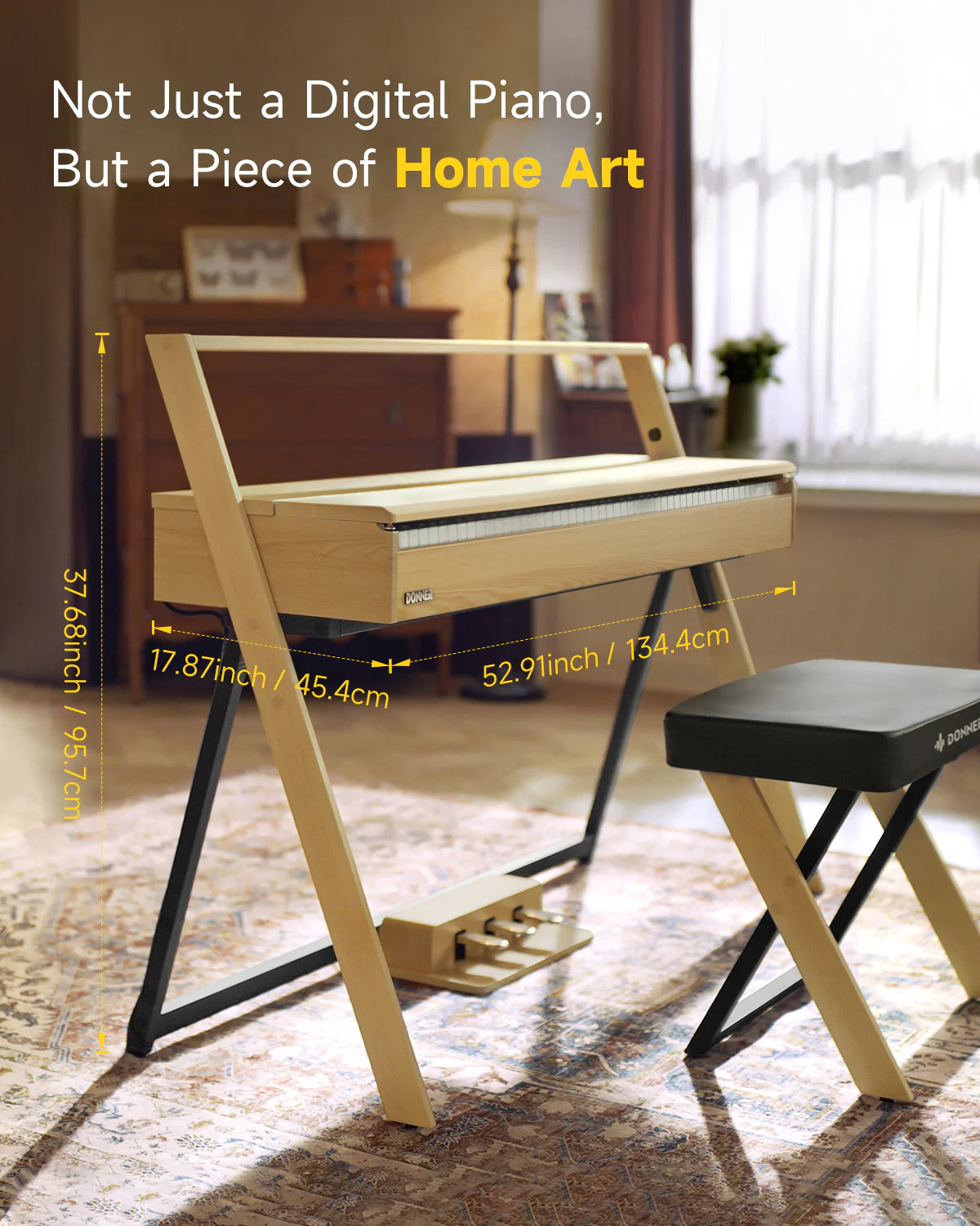 Đàn Piano Điện Donner OURA R300 - Việt Music