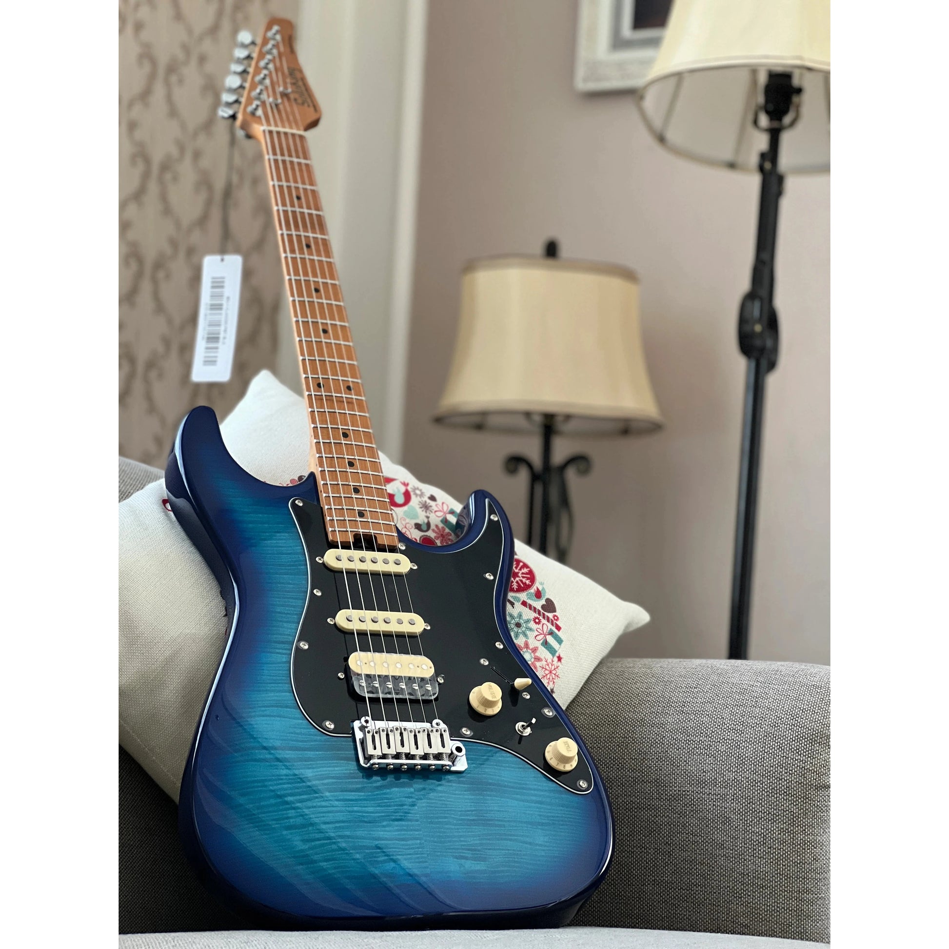 Đàn Guitar Điện Soloking MS-1 Classic MKII HSS, Maple Fingerboard, Blue Burst - Việt Music