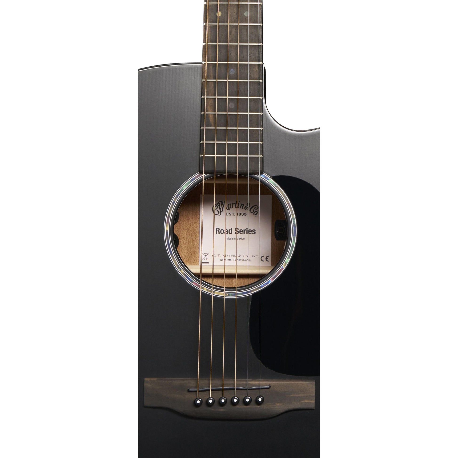 Đàn Guitar Acoustic Martin DC-10E Modern Black - Road Series - Việt Music