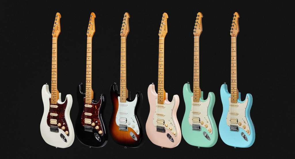 Đàn Guitar Điện Keipro Classic Series ST HSS, Maple Fingerboard, White
