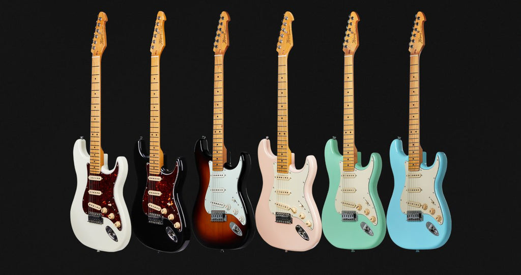 Đàn Guitar Điện Keipro Classic Series ST SSS, Maple Fingerboard, White