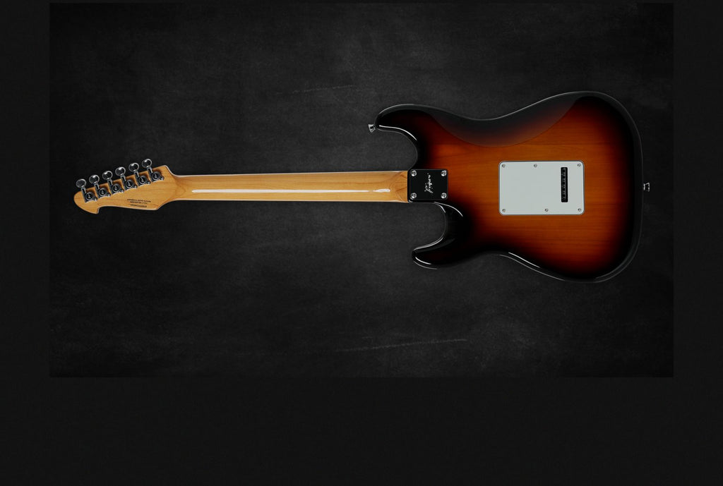 Đàn Guitar Điện Keipro Classic Series ST SSS, Maple Fingerboard, Tobaco Sunburst