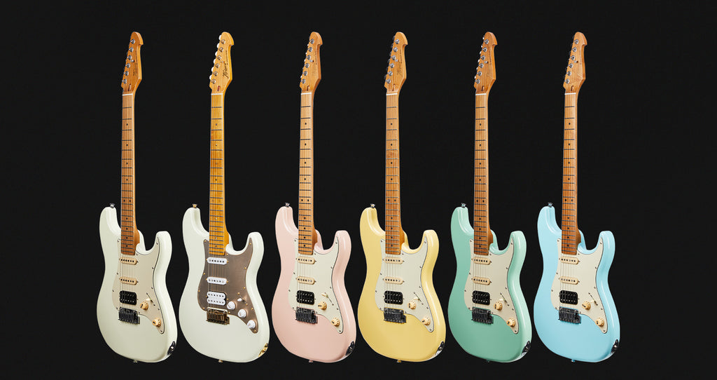 Đàn Guitar Điện Keipro Standard Series ST HSS, Maple Fingerboard, Yellow