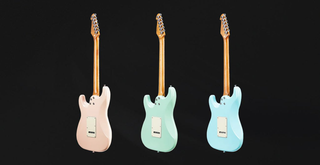 Đàn Guitar Điện Keipro Standard Series ST HSS, Rosewood Fingerboard, Pink