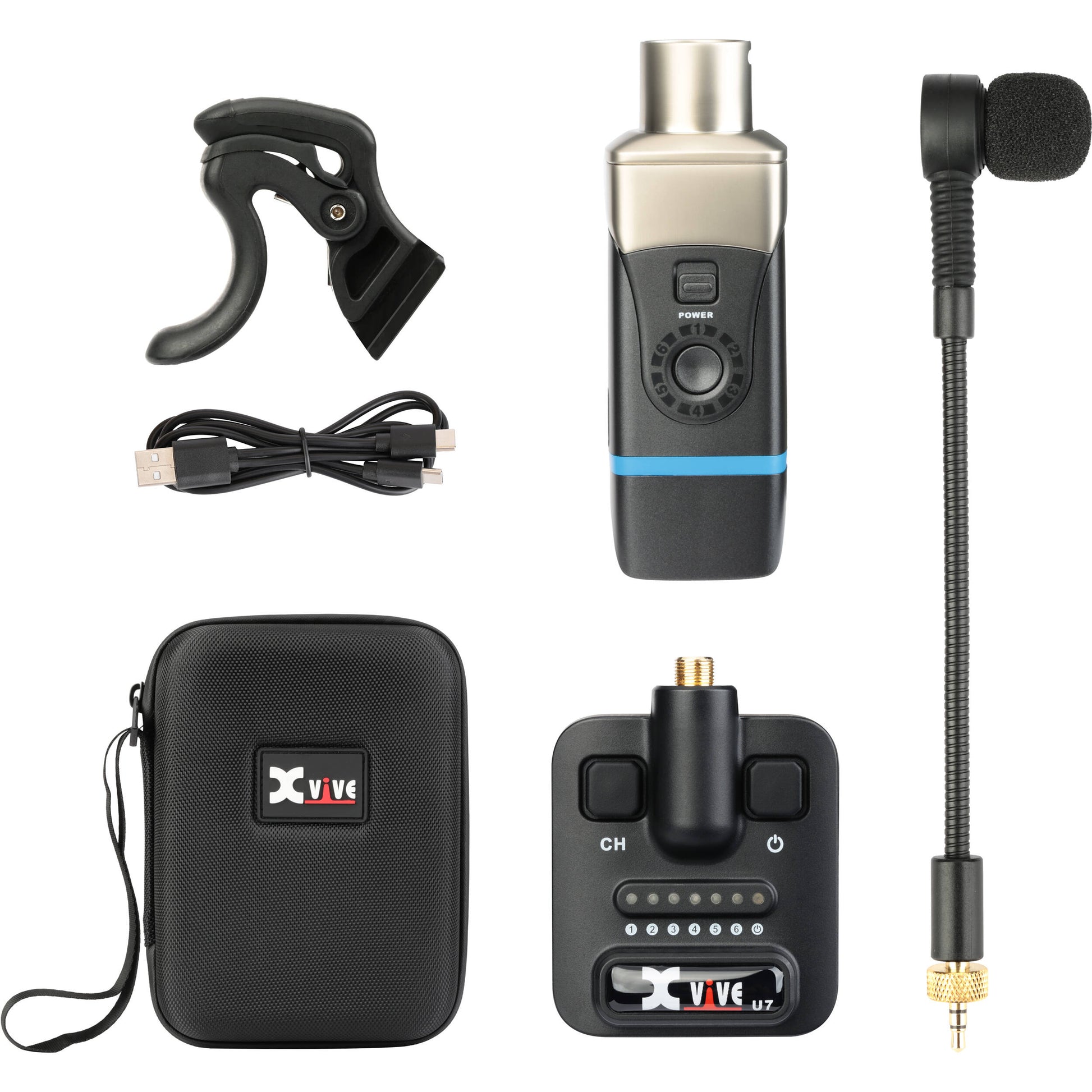 Micro Kèn Xvive U7 Không Dây - Việt Music