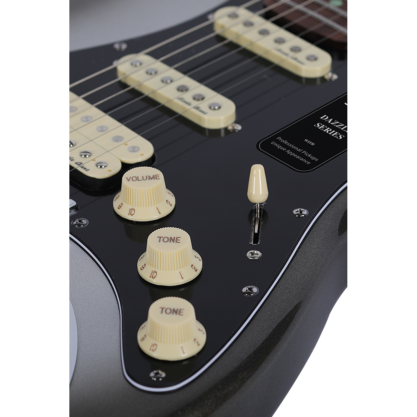 Đàn Guitar Điện Saga SMF1314H Stratocaster HSS, Rosewood Fingerboard, Mercury Gray - Việt Music
