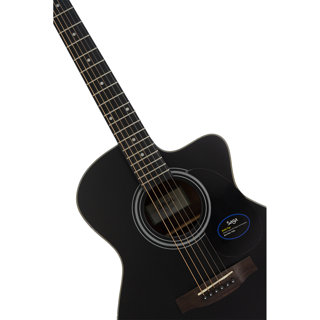 Đàn Guitar Acoustic Saga SF700GCE - Việt Music