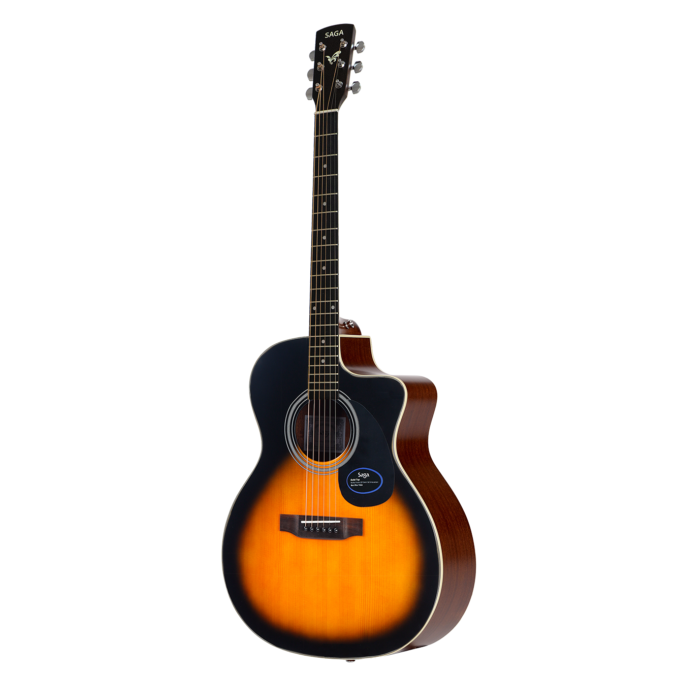 Đàn Guitar Acoustic Saga SF700GCE - Việt Music