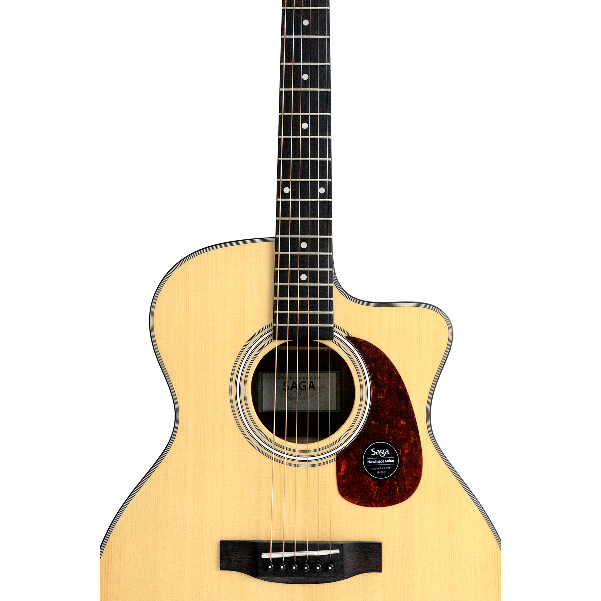 Đàn Guitar Acoustic Saga SF800GCE - Việt Music