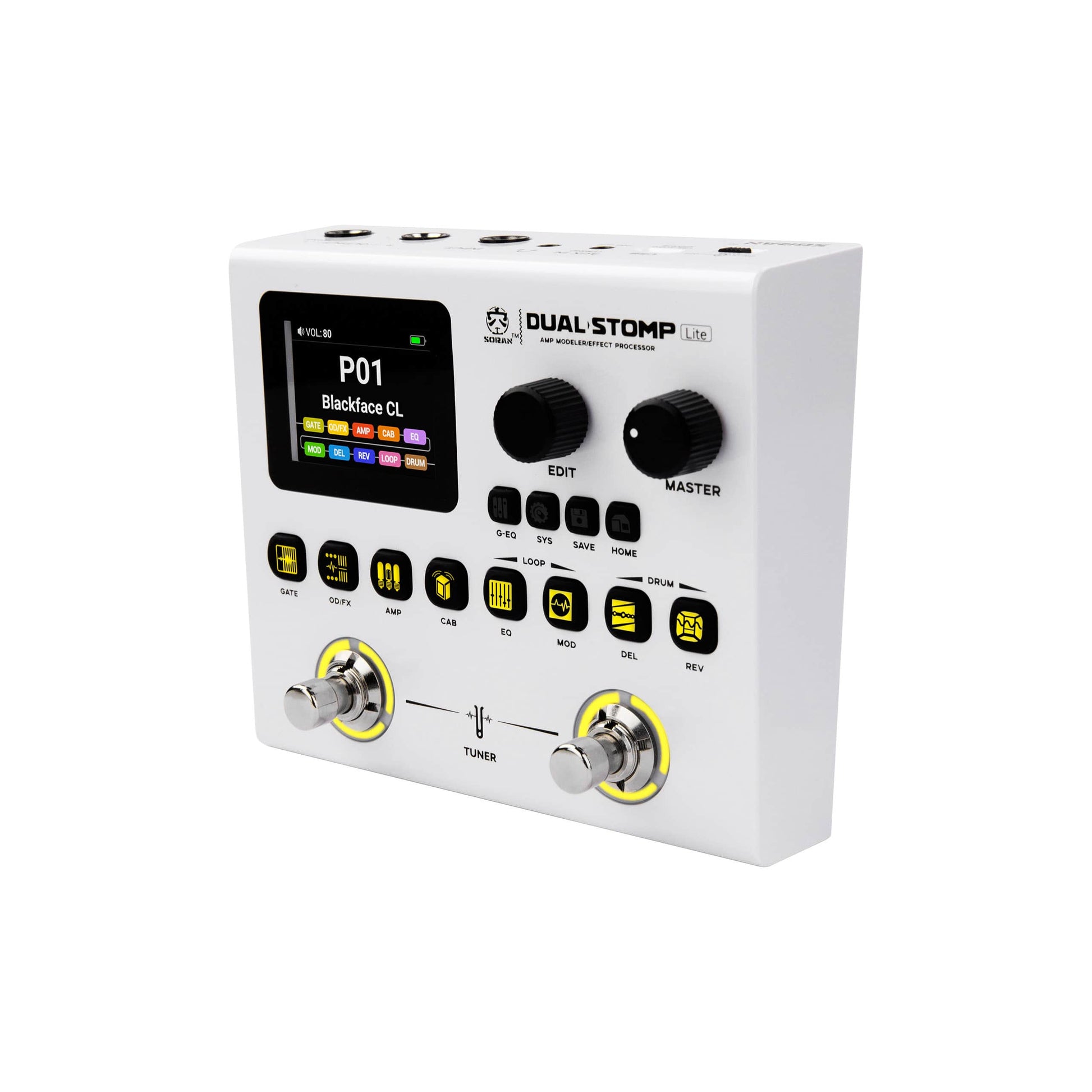 Pedal Guitar Soran JME-02 Dual Stomp Lite - Việt Music