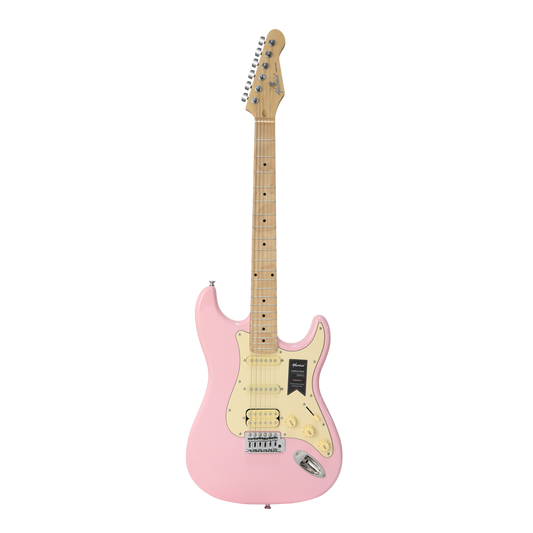 Đàn Guitar Điện Mantic MST100 HSS, Maple Fingerboard, Pink - Việt Music