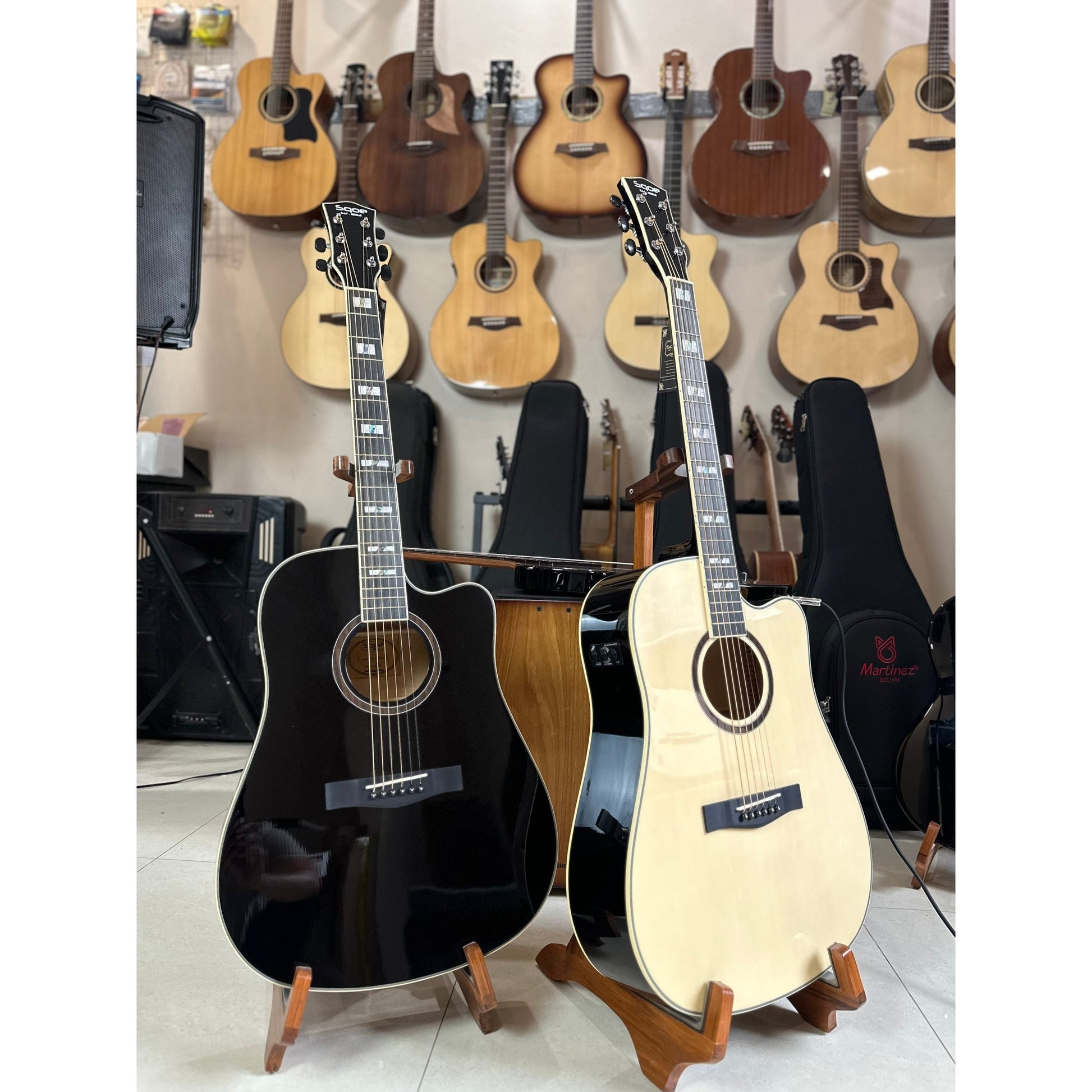 Đàn Guitar Acoustic Sqoe ED29 EQ - Việt Music