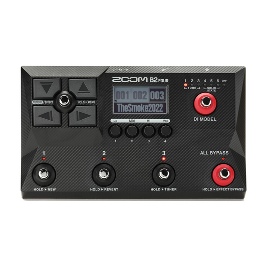 Pedal Guitar Zoom B2 Four Bass Multi-Effects Processors - Việt Music