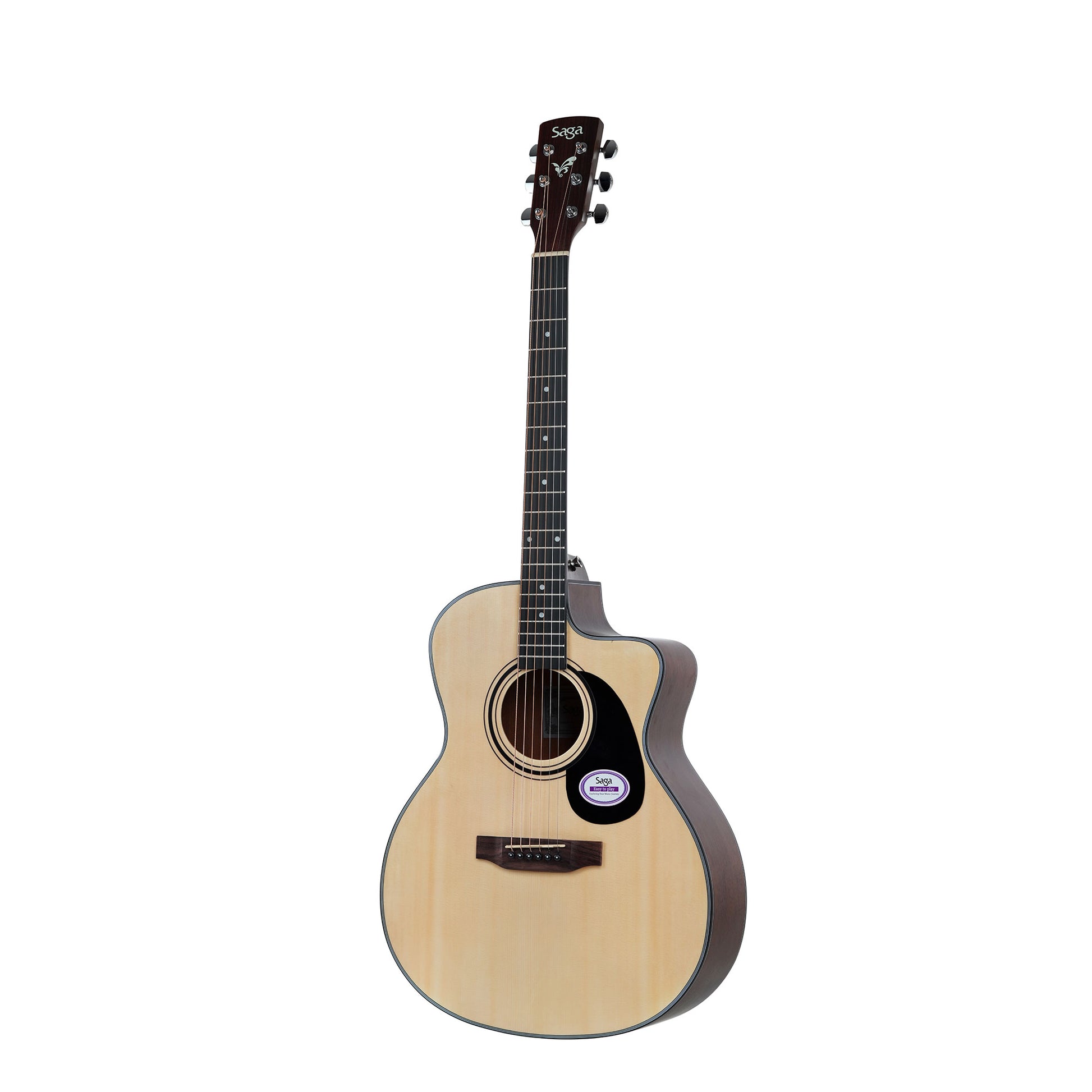 Đàn Guitar Acoustic Saga SF600GCE - Việt Music