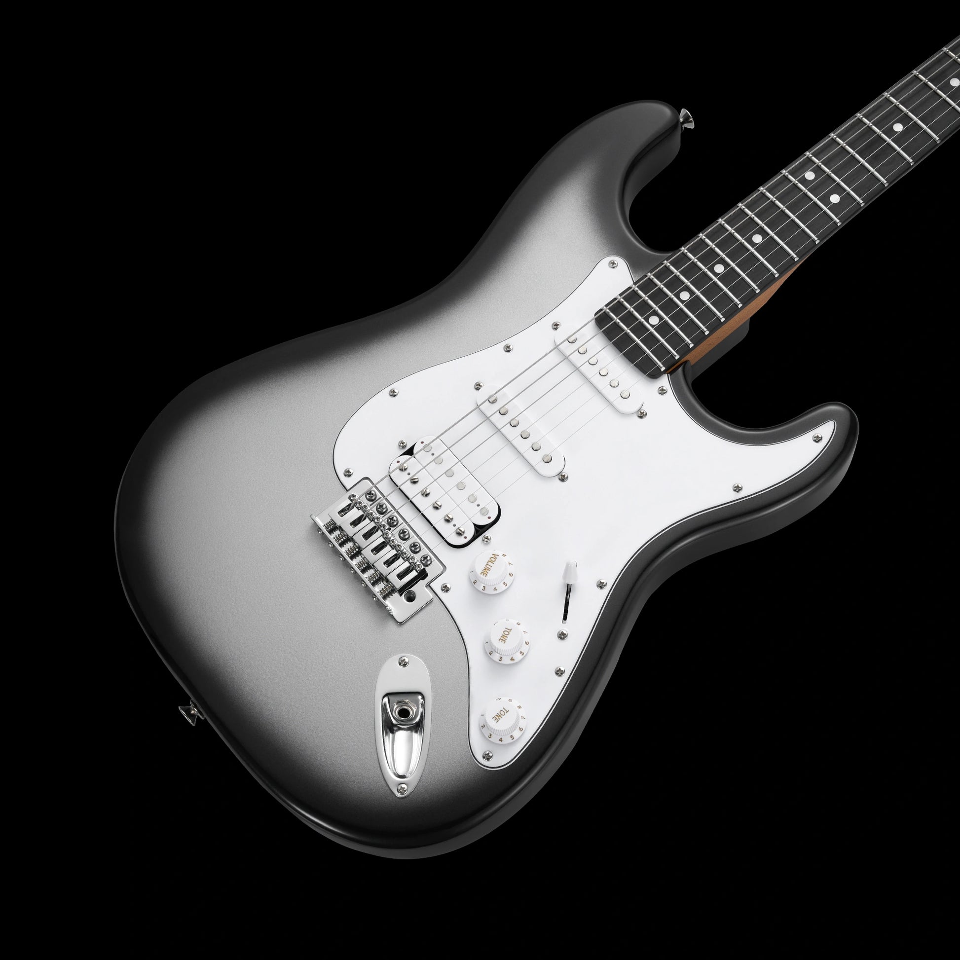 Đàn Guitar Điện Mooer MSC12 Pro HSS, Ebony Fingerboard, Iron Silver - Việt Music