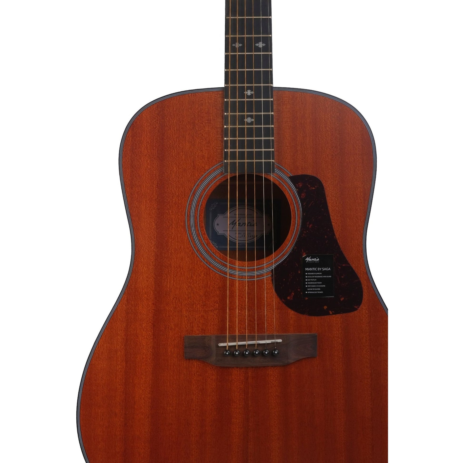 Đàn Guitar Acoustic Mantic AG-380E - Việt Music