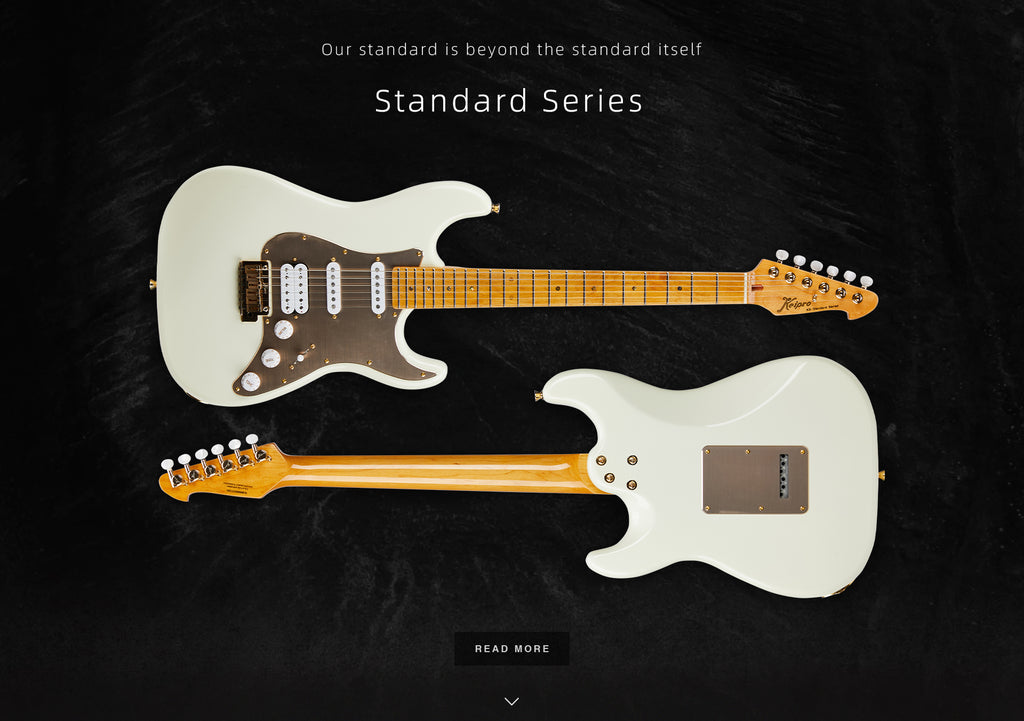 Đàn Guitar Điện Keipro Standard Series ST HSS, Maple Fingerboard, White