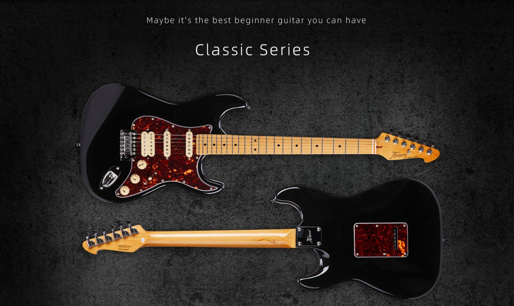 Đàn Guitar Điện Keipro Classic Series ST HSS, Maple Fingerboard, White