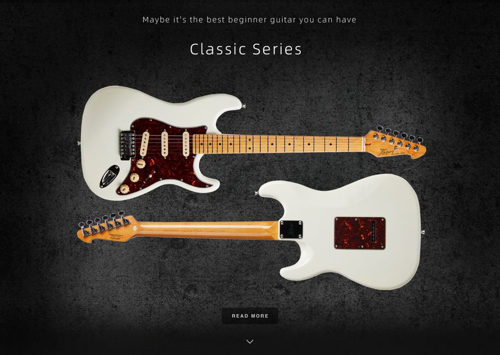 Đàn Guitar Điện Keipro Classic Series ST SSS, Maple Fingerboard, White