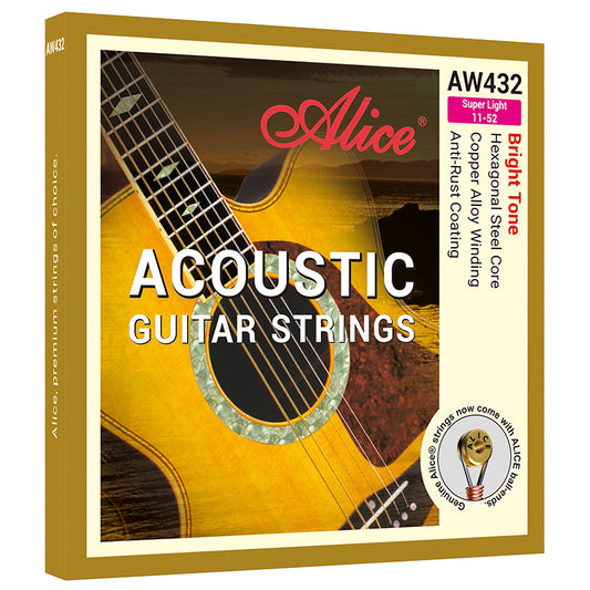 Dây Đàn Guitar Acoustic Alice Copper Alloy Wound AW432 - Việt Music