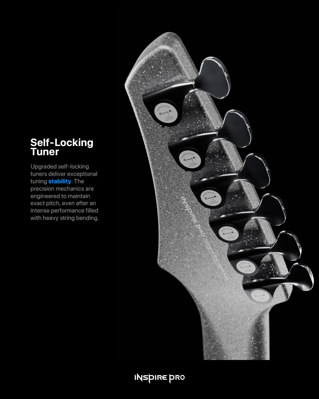 Đàn Guitar Điện Enya Inspire Pro SD - Seymour Duncan HSS, Carbon Fingerboard - Việt Music