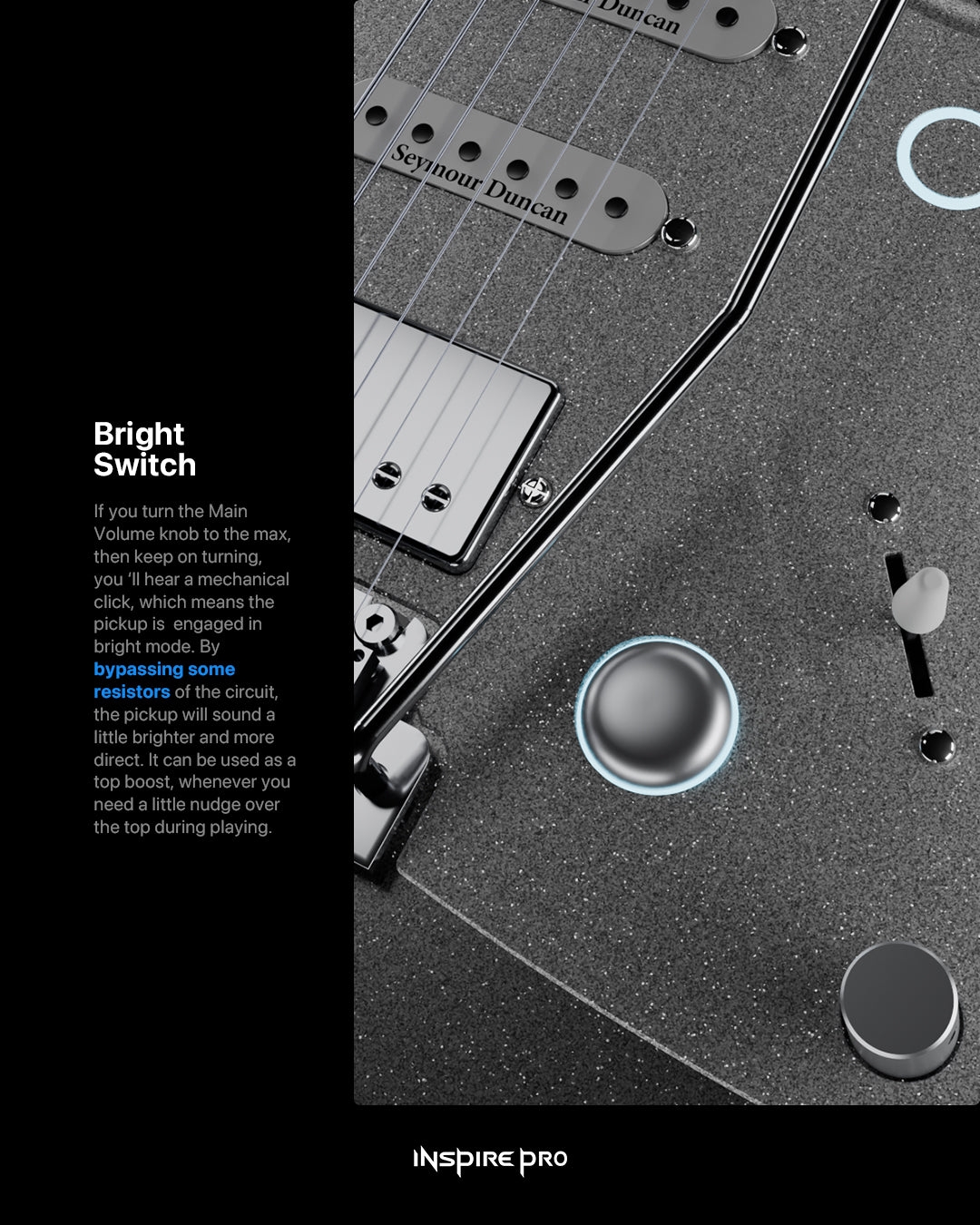 Đàn Guitar Điện Enya Inspire Pro SD - Seymour Duncan HSS, Carbon Fingerboard - Việt Music