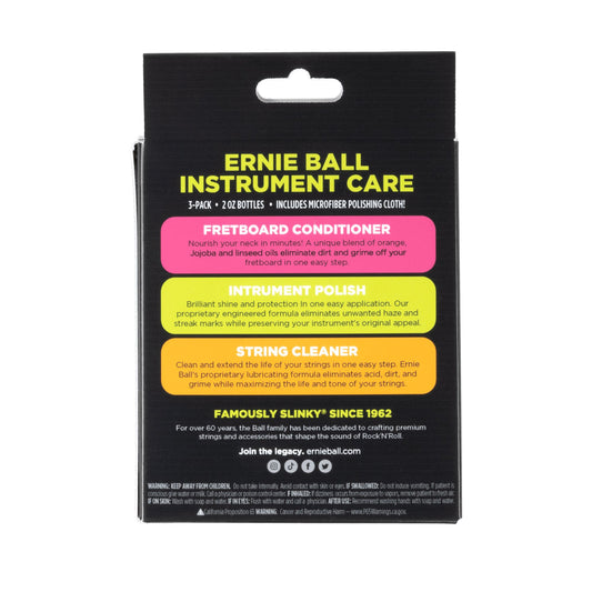 Bộ Dung Dịch Vệ Sinh Đàn Guitar Ernie Ball P04225 Instrument Care - Việt Music