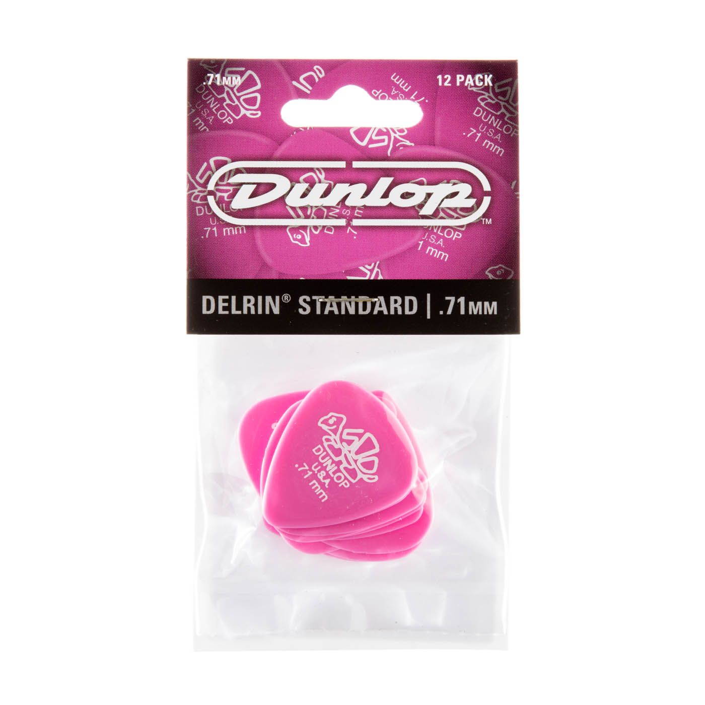 Pick Gảy Đàn Guitar Jim Dunlop Delrin 500, 12pc - Việt Music