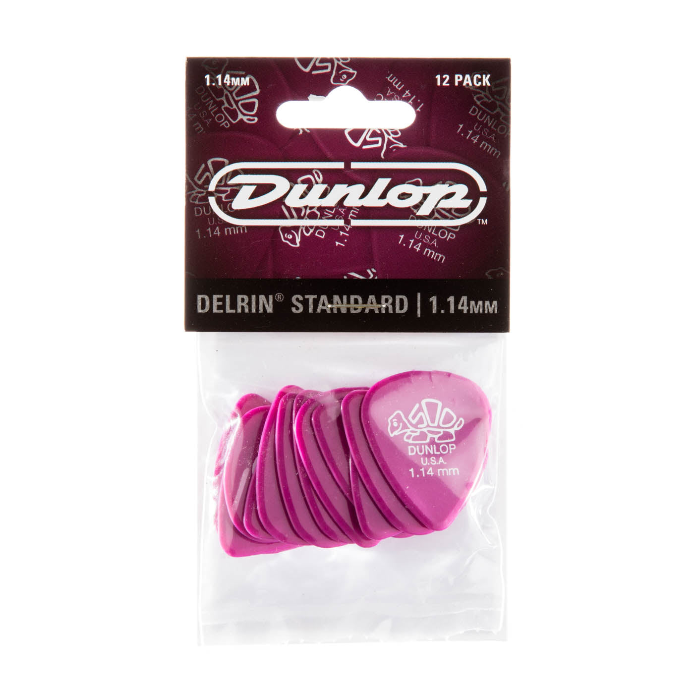 Pick Gảy Đàn Guitar Jim Dunlop Delrin 500, 12pc - Việt Music