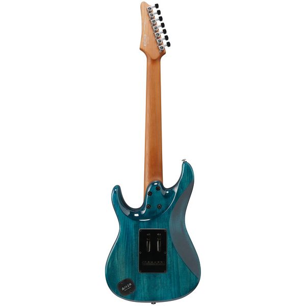 Đàn Guitar Điện Ibanez Premium AZ447P1QM 7-string SSH, Rosewood Fingerboard, Cosmic Blue (nhân) - Việt Music