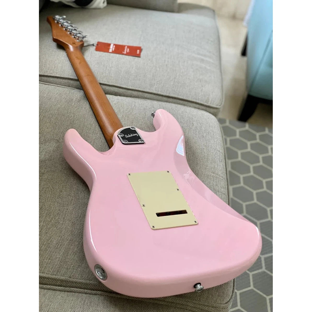 Đàn Guitar Điện Soloking MS-11 Classic MKII HSS, Rosewood Fingerboard, Shell Pink - Việt Music