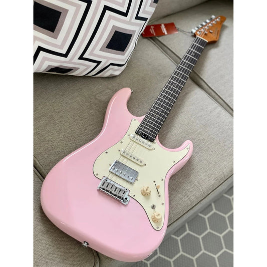 Đàn Guitar Điện Soloking MS-11 Classic MKII HSS, Rosewood Fingerboard, Shell Pink - Việt Music